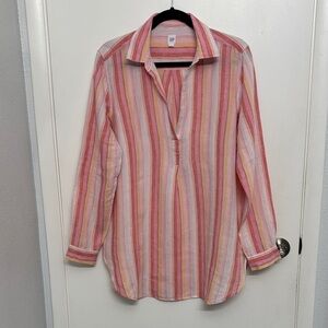 GAP Multicolor Striped Long Sleeve Blouse